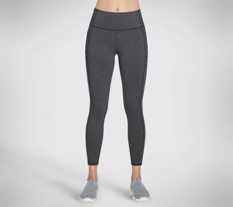 Skechers GOFLEX Ladies Gym Leggings Charcoal Grey