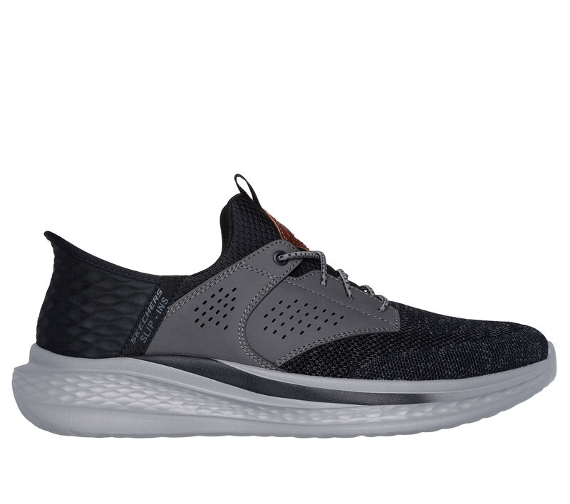 Skechers Slip-ins Relaxed Fit: Slade - Caster, FEKETE / SZÜRKE, largeimage number 0