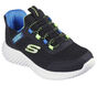 Skechers Slip-ins: Bounder - Brisk-Burst, FEKETE / KÉK / LIME, large image number 4