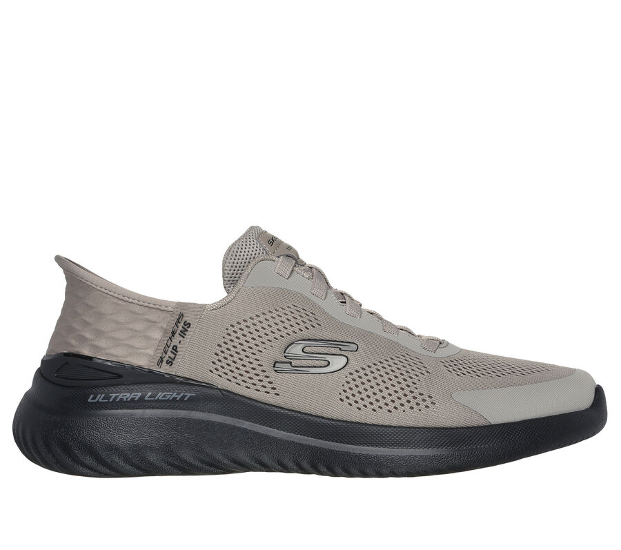 Skechers Slip-ins: Bounder 2.0 - Emerged, SZÜRKÉSBARNA / FEKETE, largeimage number 0