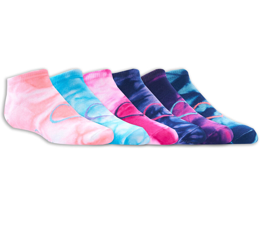 6 Pack Low Cut Tie-Dye Socks, BARNA / MULTI, largeimage number 0