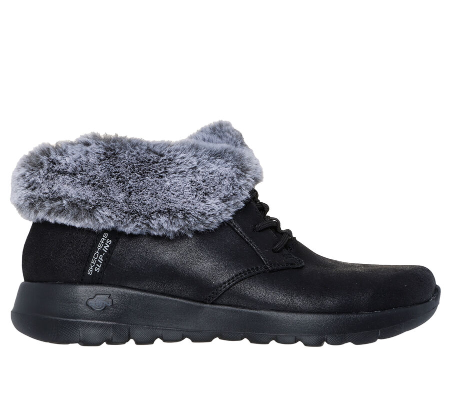 Skechers Slip-ins: On-the-GO Joy - Cozy Charm, BLACK / GRAY, largeimage number 0