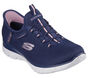 Skechers Slip-ins Waterproof: Summits - Best Choice, SÖTÉTKÉK / KORALL, large image number 4