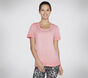 Diamond Wash Hatha Scoop Neck Tunic Tee, CORAL, large image number 0