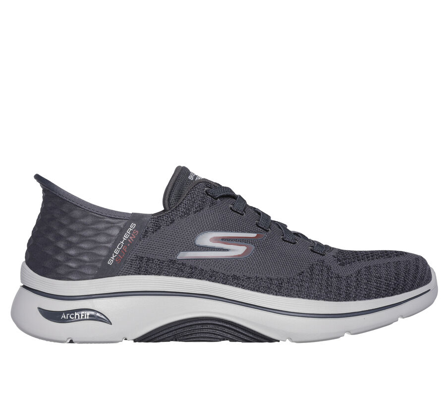 Skechers Slip-ins: Arch Fit 2.0 - Grand Select 2, SZÜRKE / PIROS, largeimage number 0