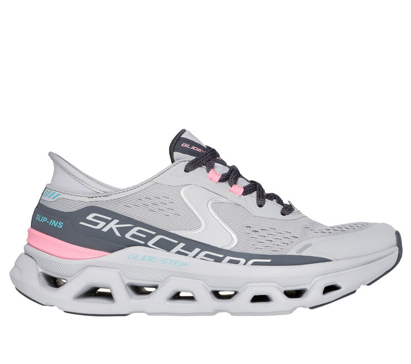 Skechers Slip-ins: Glide-Step Altus, GRAY / PINK, largeimage number 0