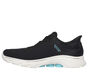 Skechers Slip-ins: GO WALK 7 - Valin, FEKETE / AQUA, large image number 4