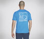 Skechers Pickleball Tee, KÉK / ZÖLD, large image number 1