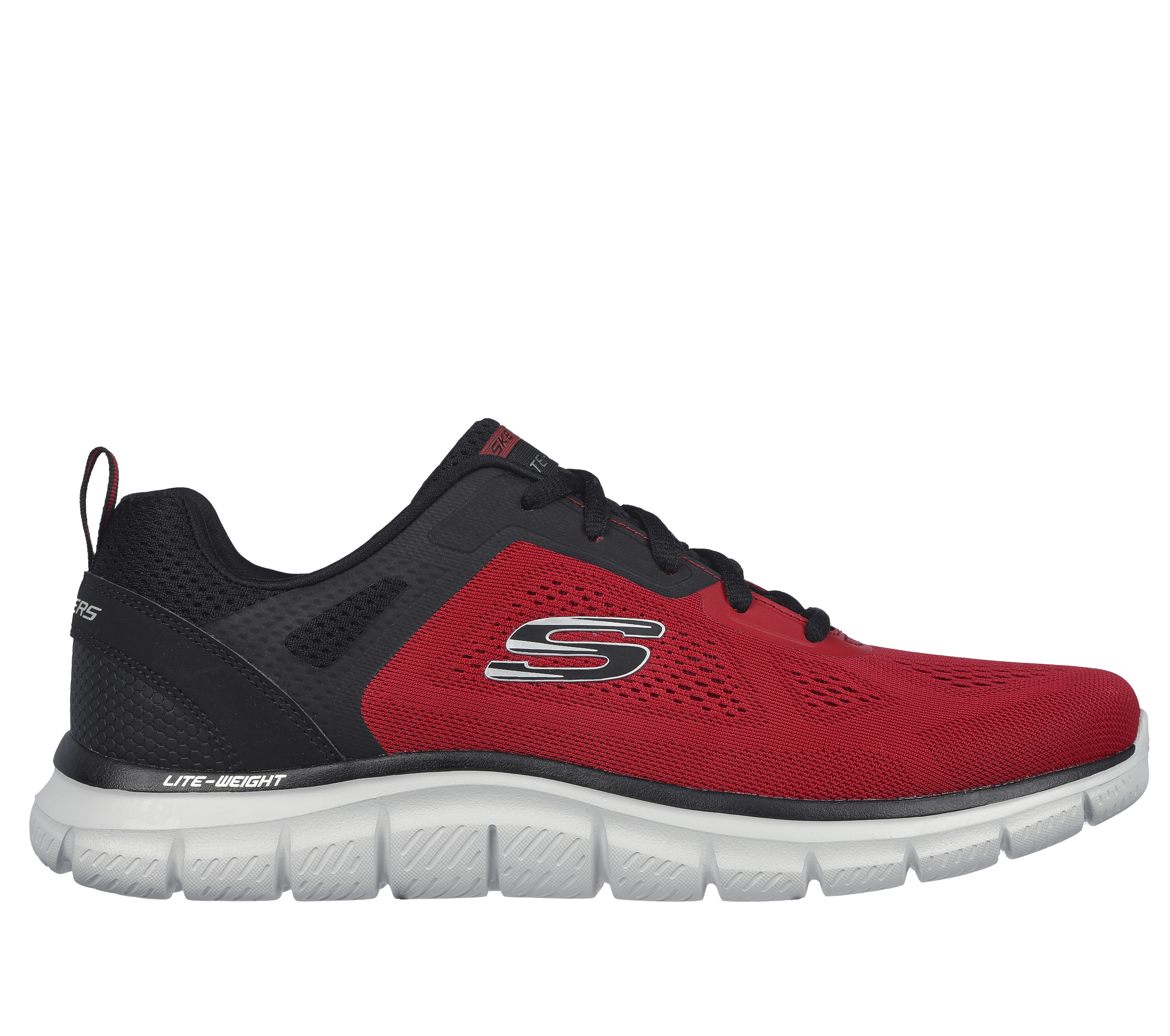 Skechers boots mens sale red